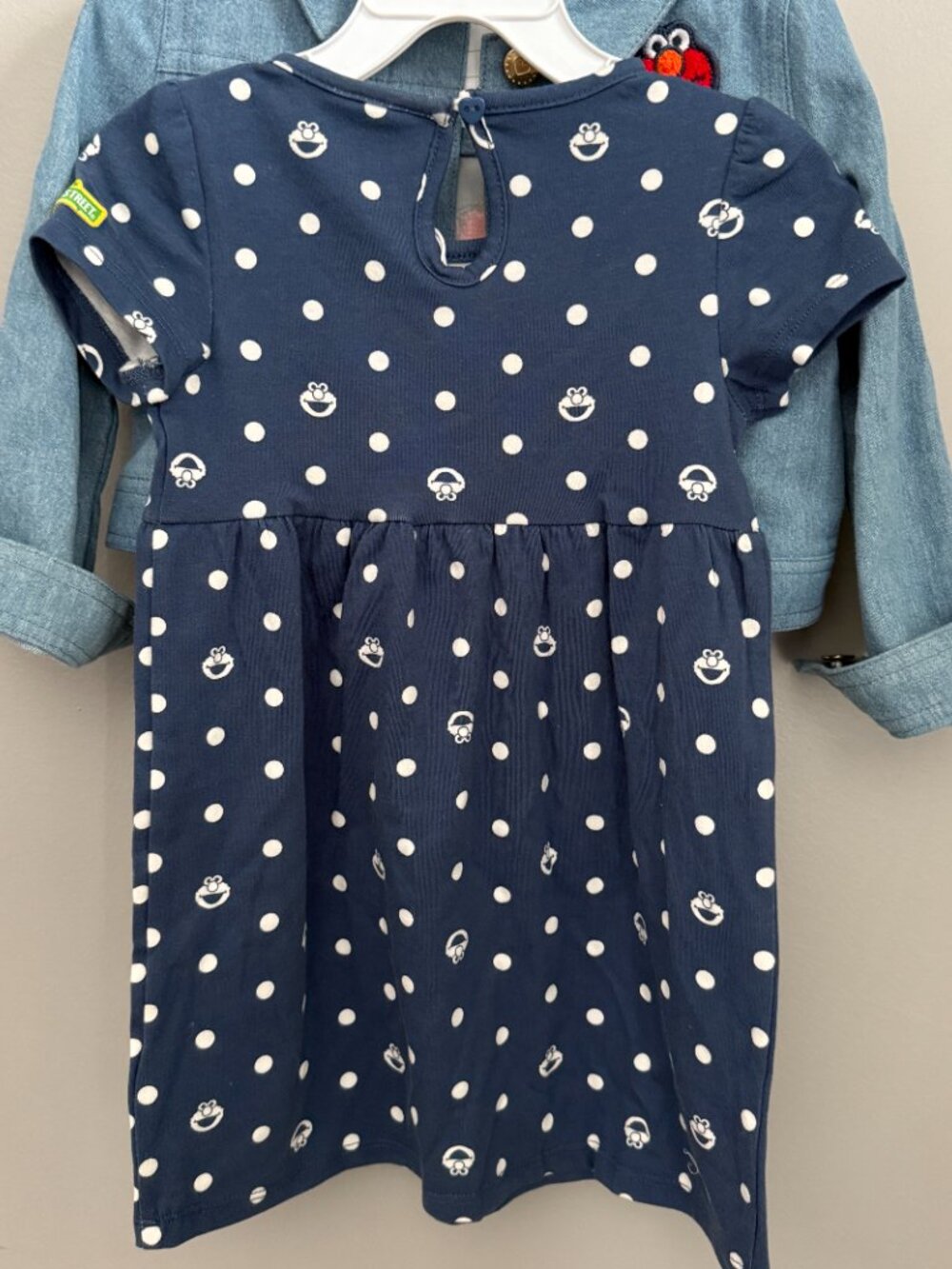 Brand NWT Sesame Street ELMO Dress & Jacket Set Size 2T - Picture 6 of 11